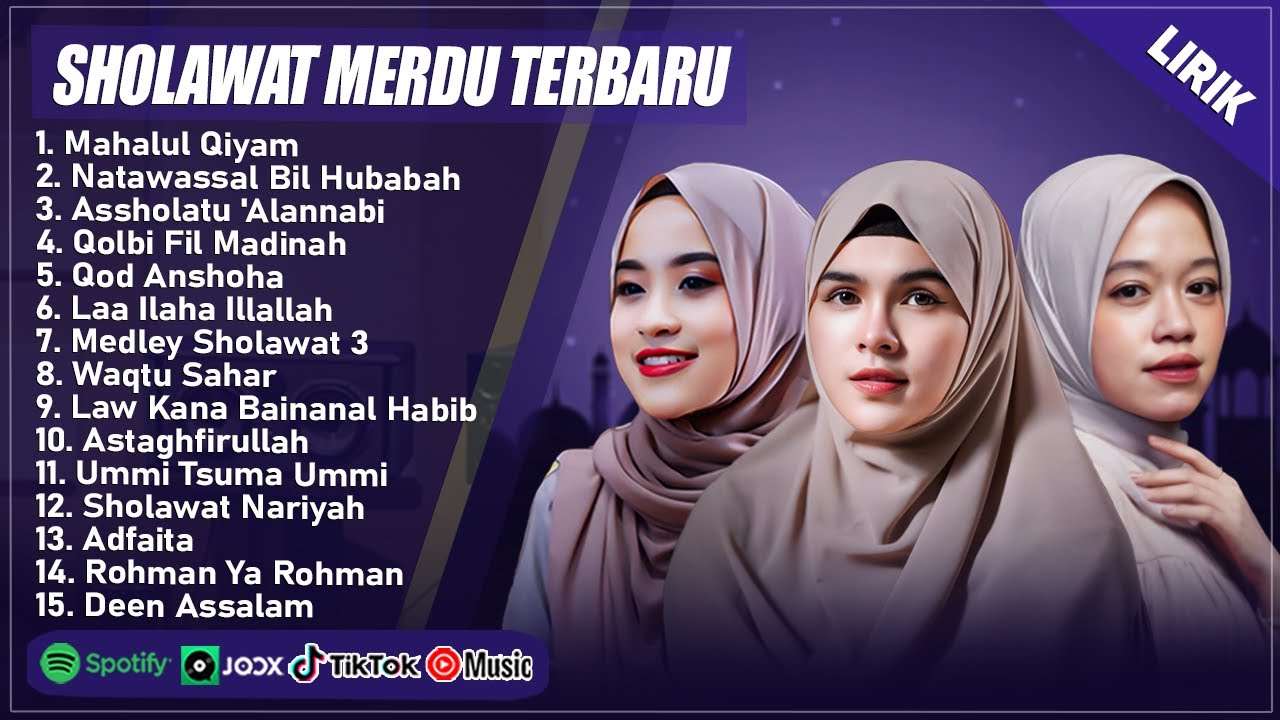 SHOLAWAT MERDU ALMA ESBEYE, NADA SIKKAH & AI KHODIJAH FULL ALBUM (LIRIK) || SHOLAWAT TERBARU 2025