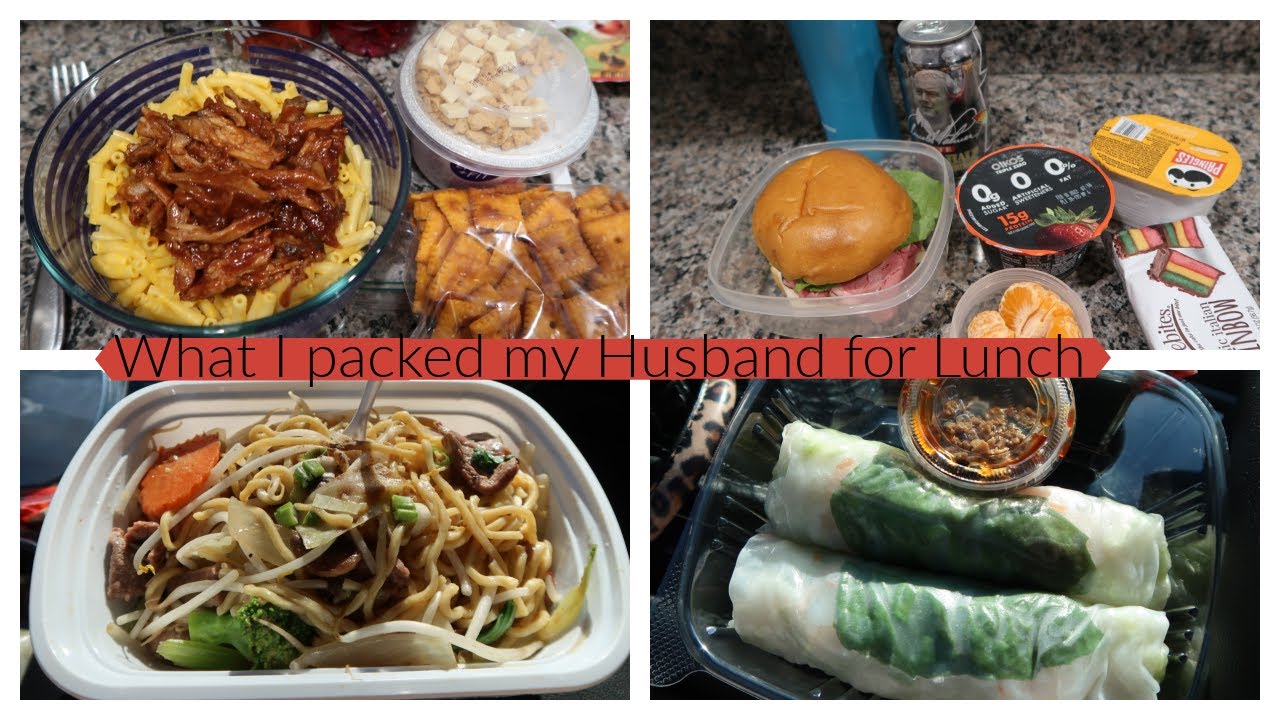 What I packed my Husband for Lunch this week