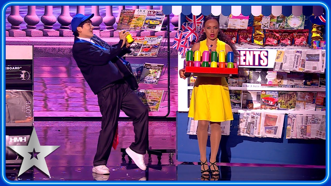 Read all about it! Manho Han is back with his SUPER CHIC magic | Semi-Finals | BGT 2025