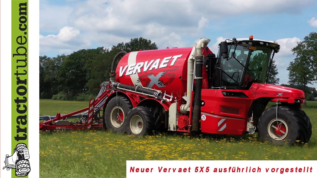Neuer Vervaet Hydro Trike 5X5 Gülle Selbstfahrer - Vorstellung und Einsatz