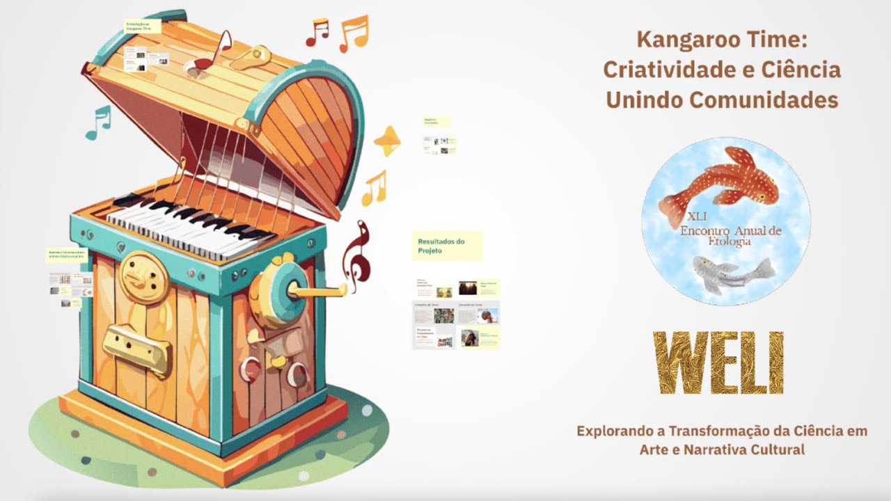 Kangaroo Time: Criatividade e Ci&ecirc;ncia Unindo Comunidades  (PT) (Encontro Anual de Etologia) | WELI