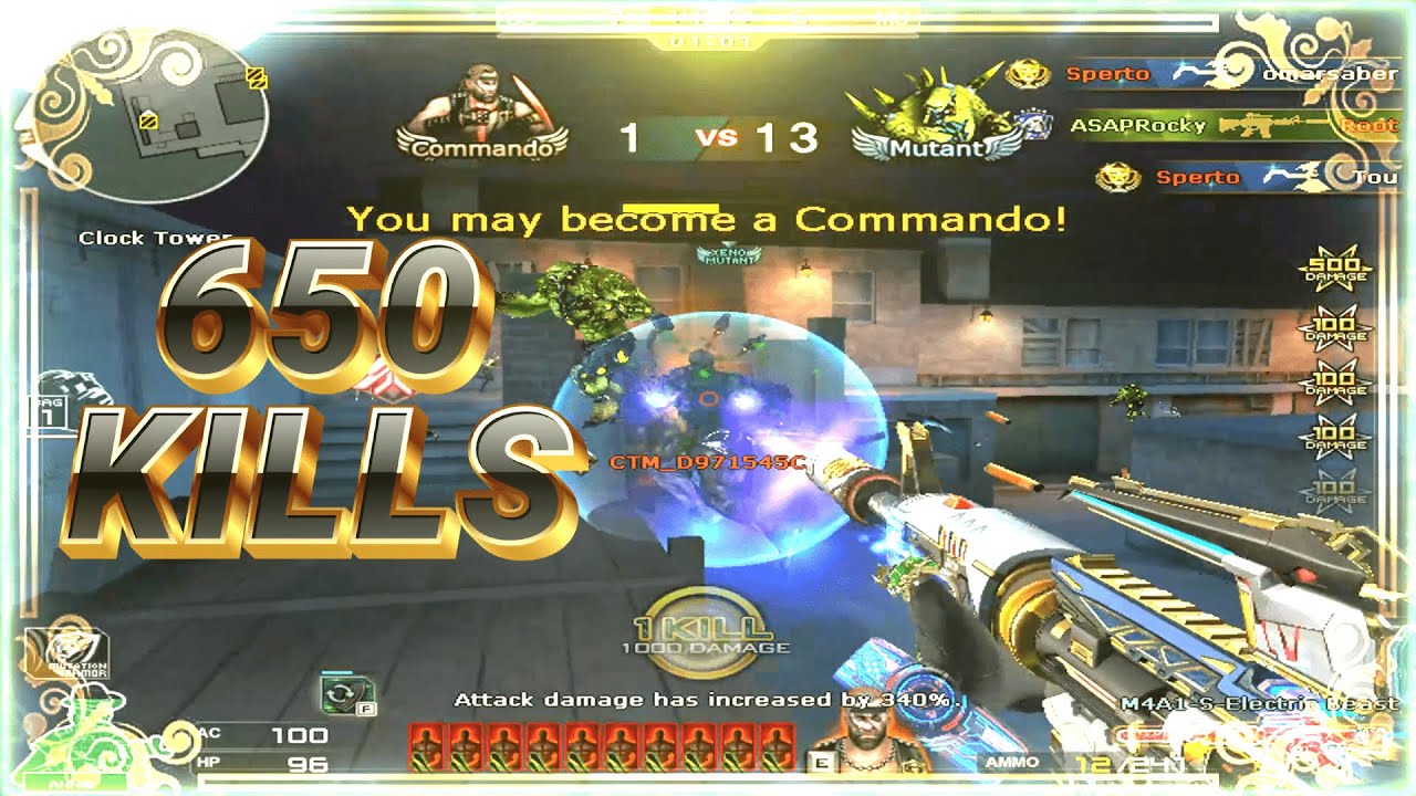 CrossFire West: M4A1-S-Electric Beast - Hero Mode X Gameplay