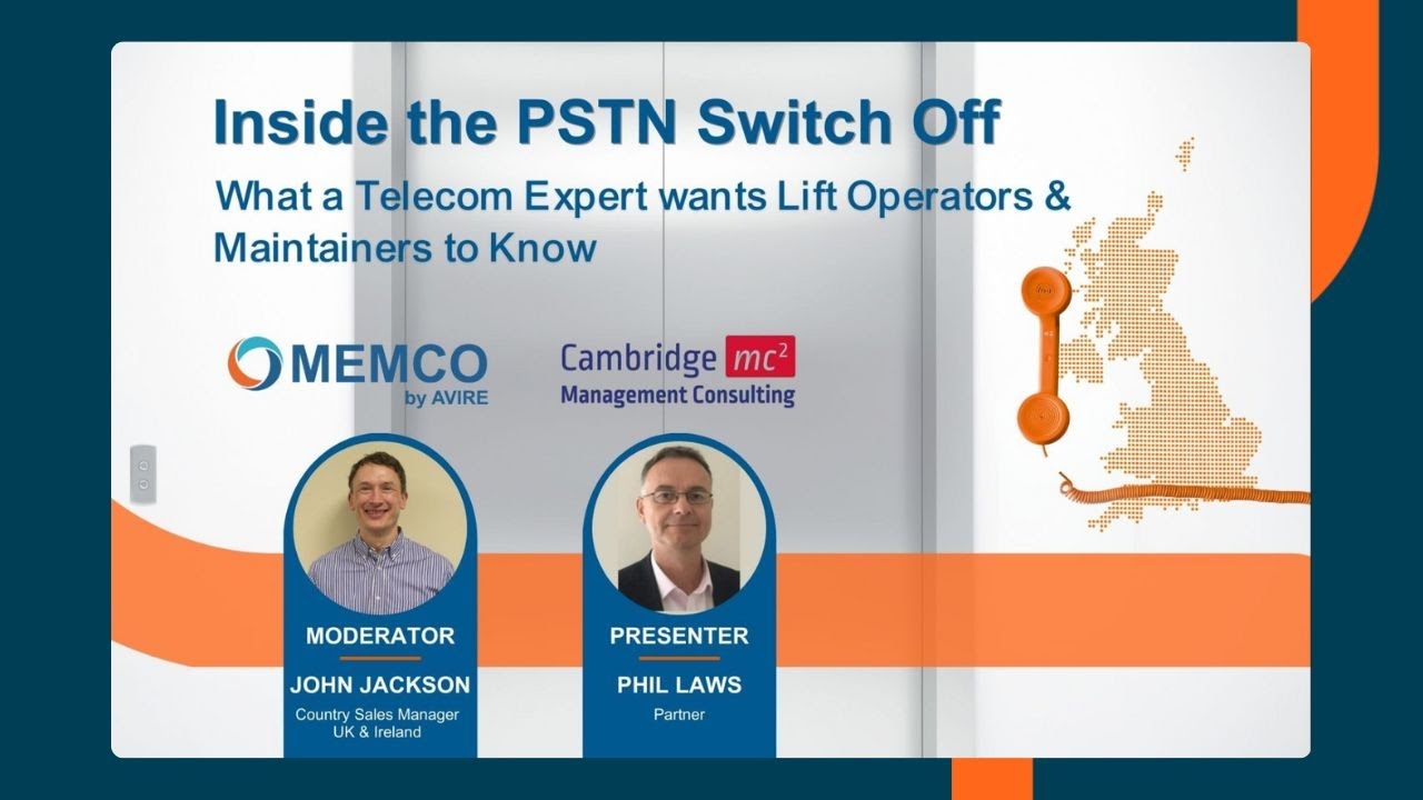 AVIRE Webinar | PSTN Switch-Off: What Lift Owners Must Do Before 2027