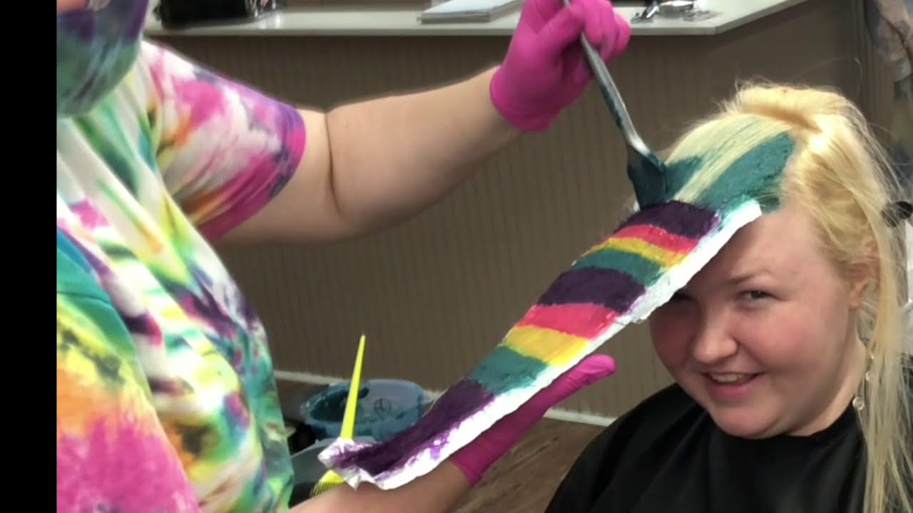 Mermaid holographic hair