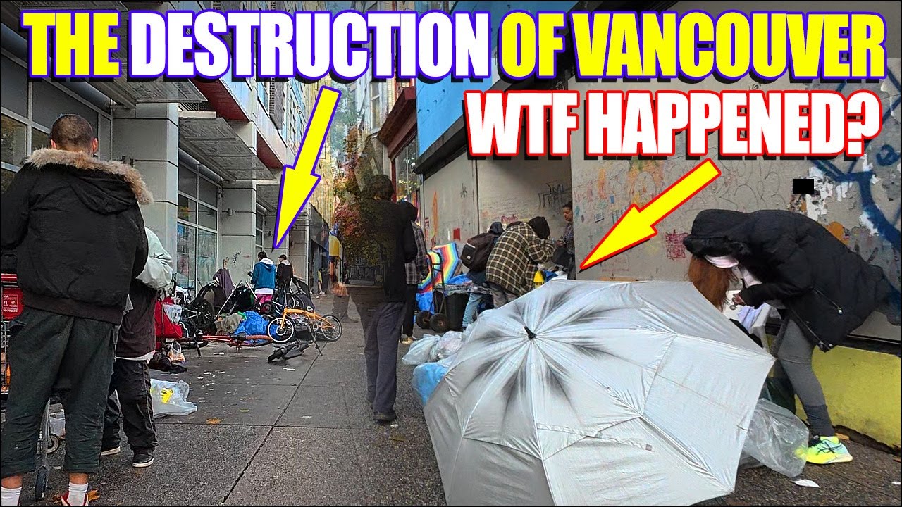 🚨 Что случилось с Ванкувером? Это просто безумие на #DTES!🚨