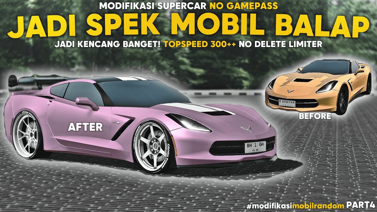 BIKIN MOBIL INI JADI MOBIL BALAP ! TOPSPEED 300+, NO GAMEPASS | CAR DRIVING INDONESIA #cdid #roblox