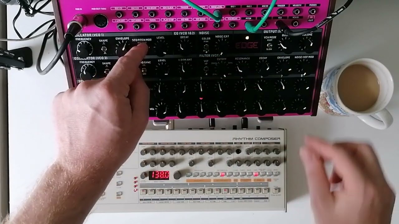 Techno with Behringer edge and Roland tr09 boutique