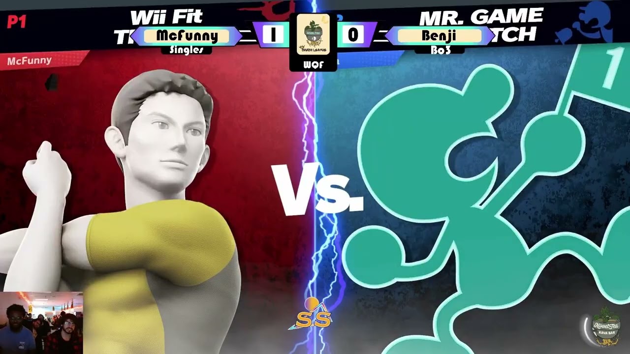 NTSL #55 Winners Quarter Finals McFunny (Wii Fit Trainer) vs Benji (Mr. Game & Watch) SSBU