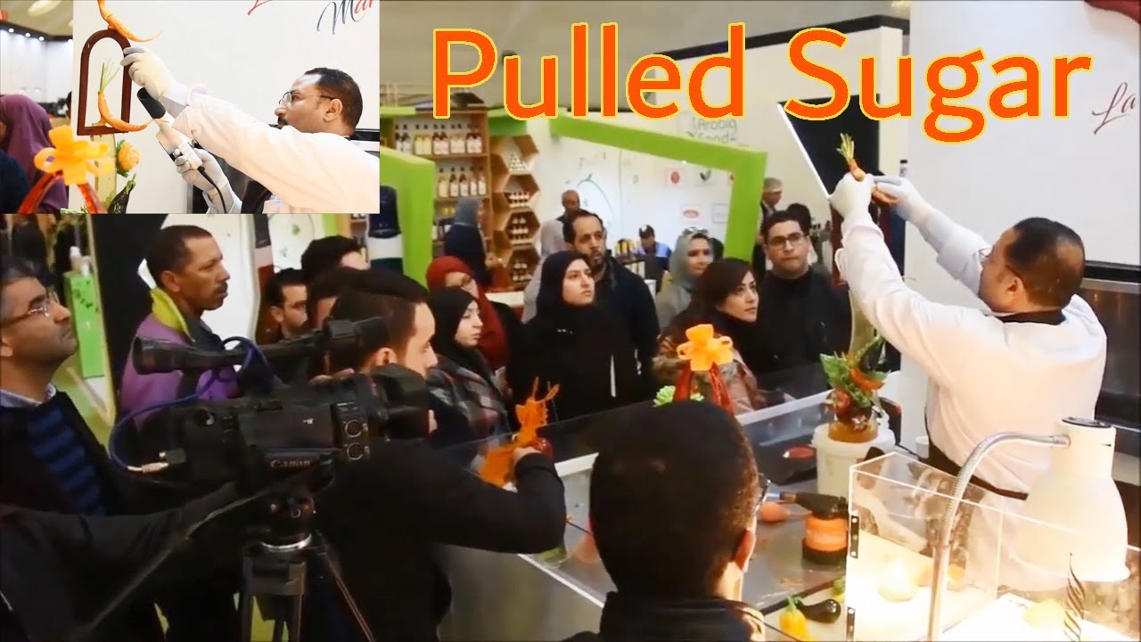 Making Vegetable From Pulled Sugar (blown Sugar) #pulledsugarflower