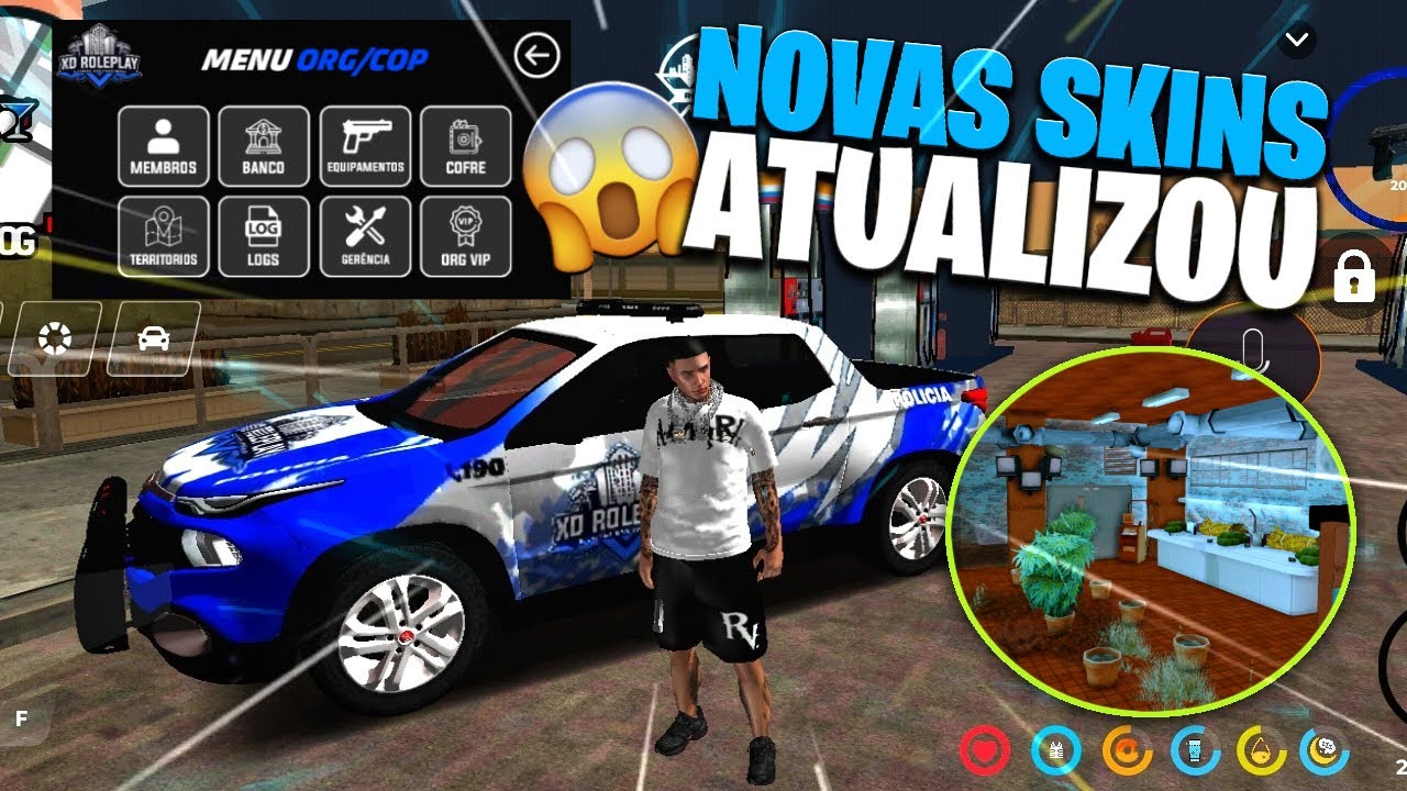 AGORA XD ROLEPLAY VIROU UM FIVEM MOBILE! NOVAS SKINS E FAVELAS ATUALIZOU MTA DE ANDROID GTA SAMP