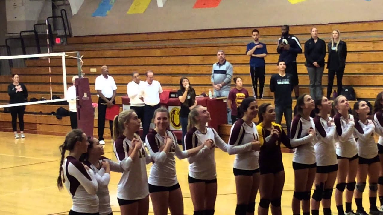 NCS Volleyball National Anthem Singer at Las Lomas High School