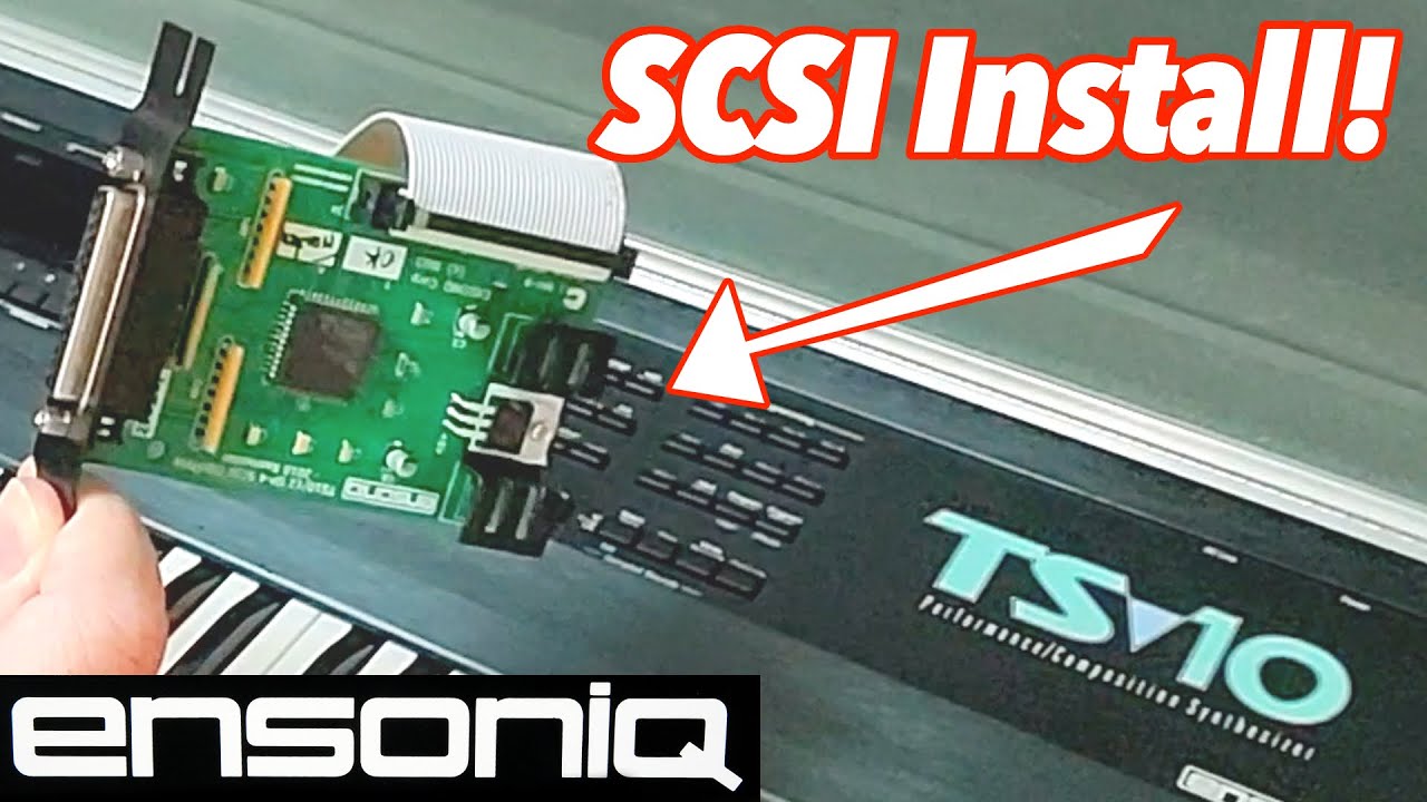 Установка и демонстрация Ensoniq TS-10 SCSI