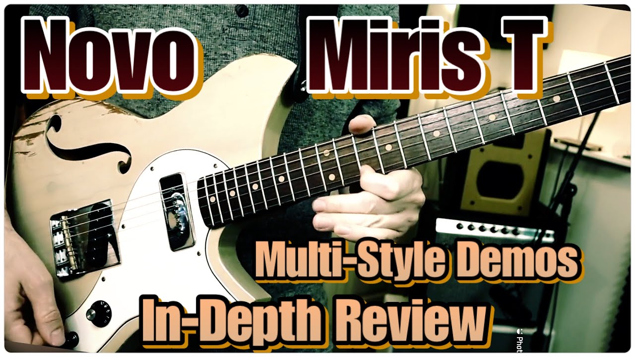 Novo Miris T — подробный обзор — демонстрация звука/звука/клипы и обзор звукоснимателей / Fralin ...