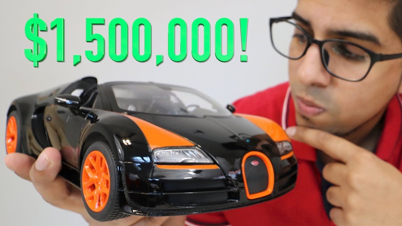 UNBOXING & LETS PLAY - 1/14 Scale Bugatti Grand Sport Vitessei Veyron RC car - RaStar - FULL REVIEW!
