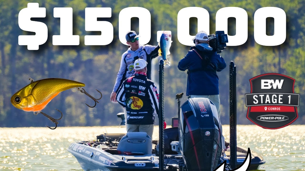 INSANE Lipless Bite While Fishing For $150,000! MLF Stage 1 Lake Conroe - Day 4 - (Trimmed Up E6S3)