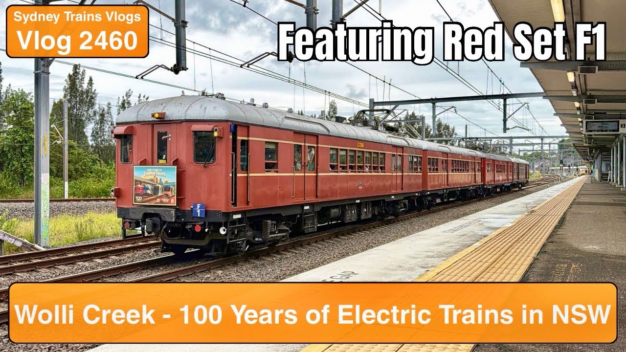 Видеоблог Sydney Trains Vlog 2460: Волли-Крик — 100 лет электропоездам в Новом Южном Уэльсе