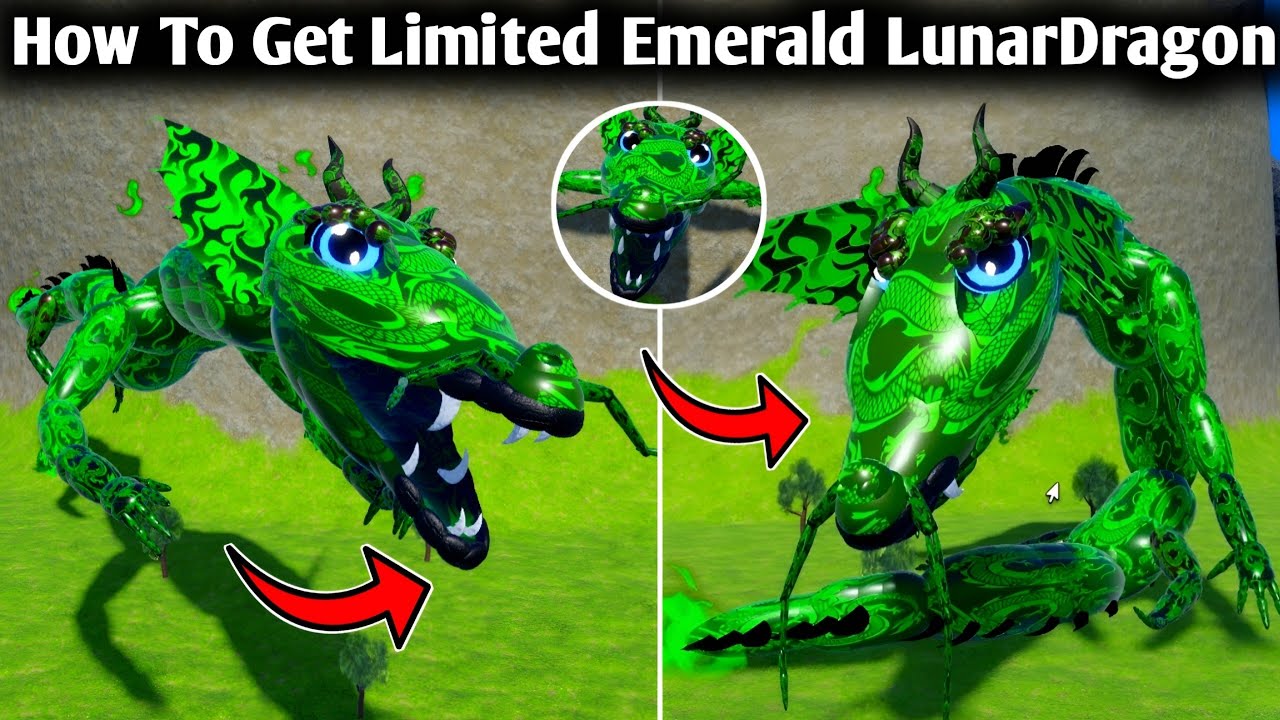 How To Get Limited Emerald Lunar Dragon Gamepass Morph In Tiny Universe Roleplay - New Skin