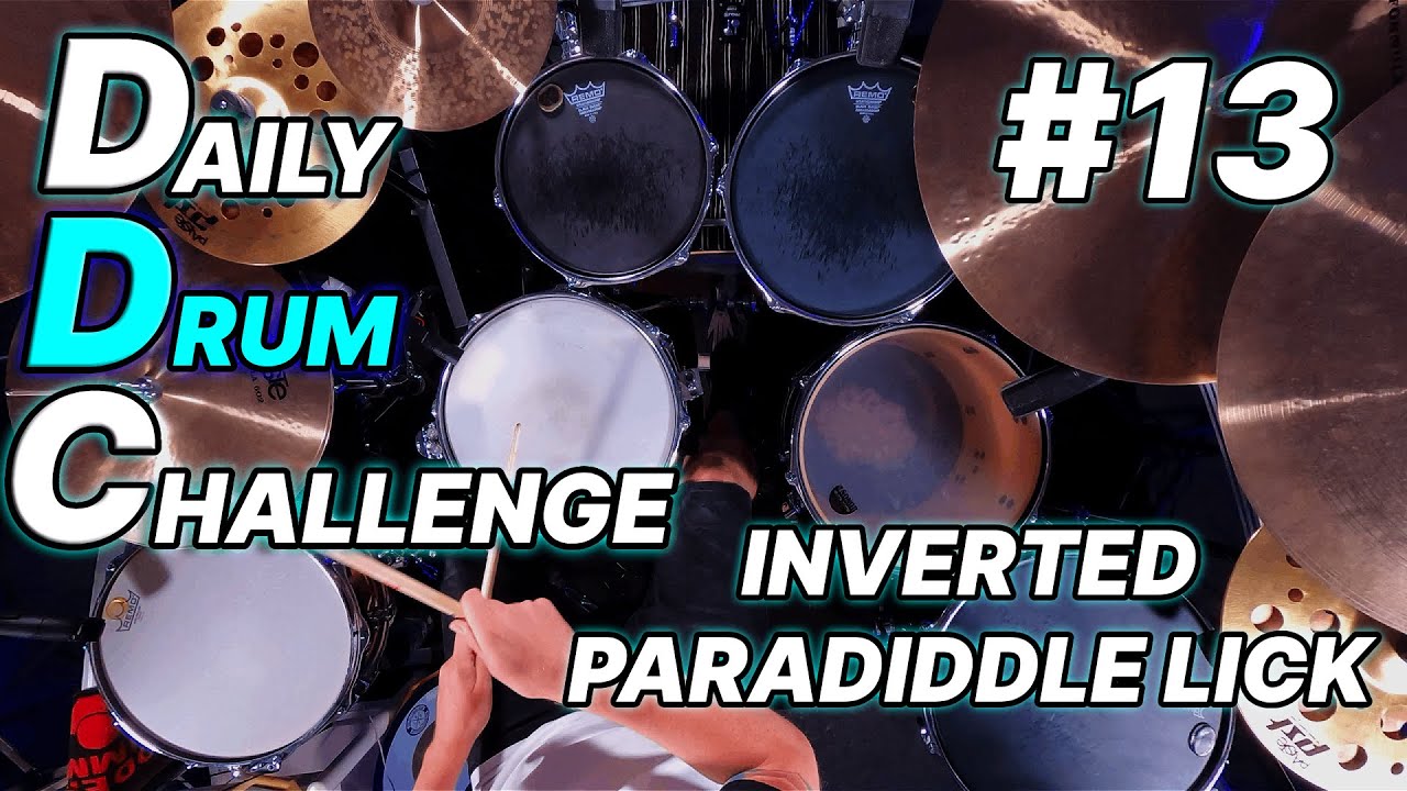 Daily Drum Challenge no.13 - Inverted Paradiddle Drum Lick | That Swedish Drummer