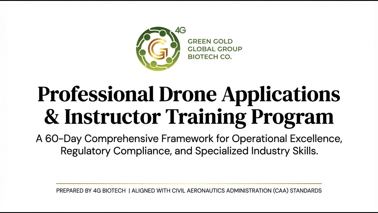 Mastering 4G Drone Operations: 4G Biotech and EarthGen Professional Training