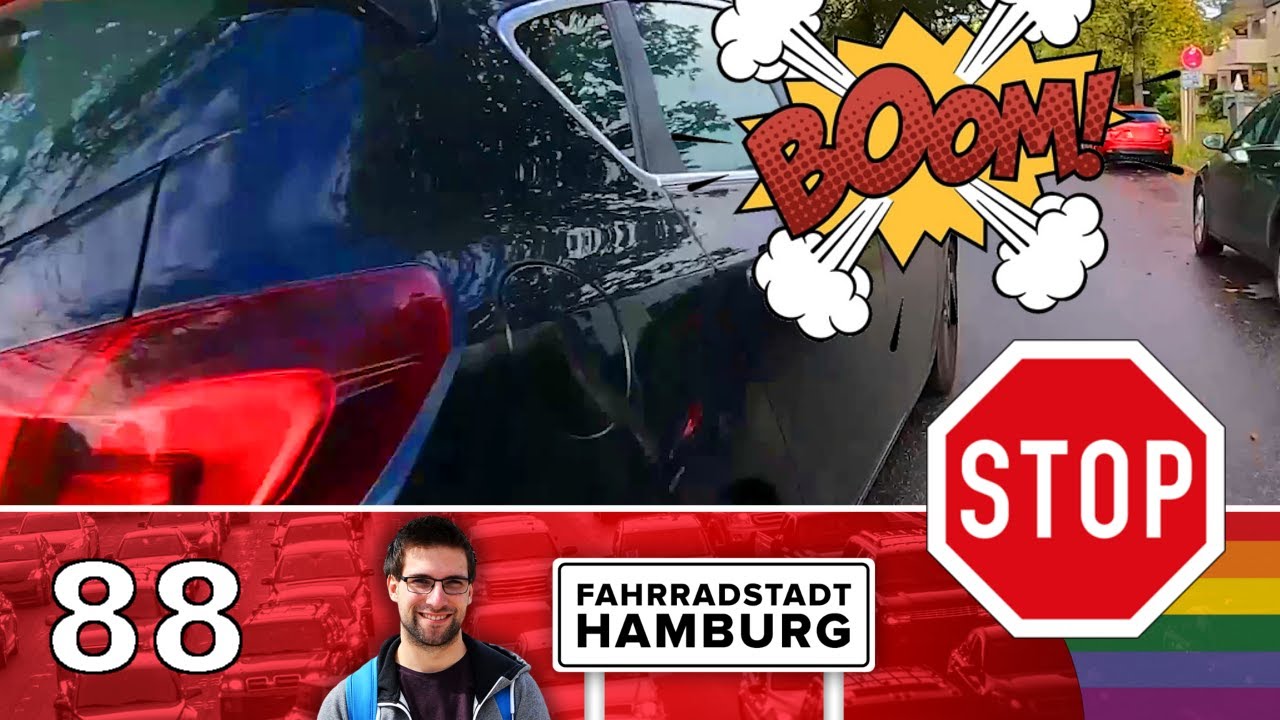 Radfahren in Hamburg (Teil 88) | Fahrrad Dashcam Hamburg