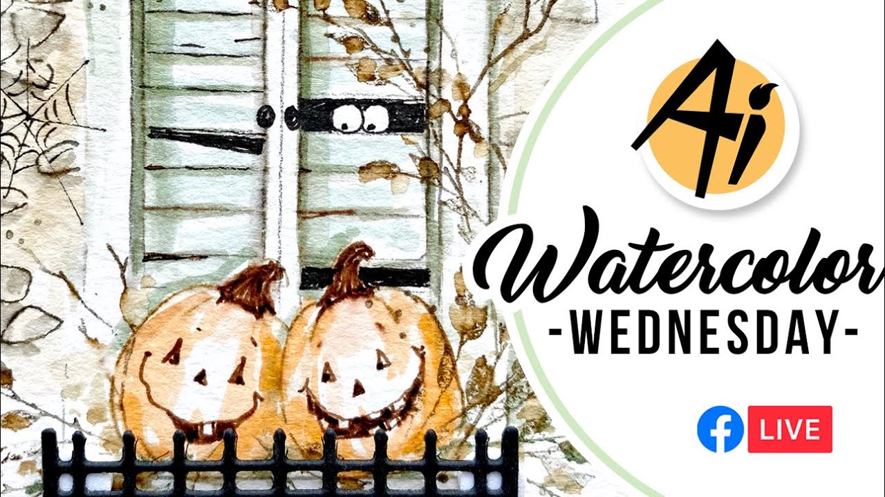 Ai Watercolor - Ornate Halloween Window - Sep 15, 2021