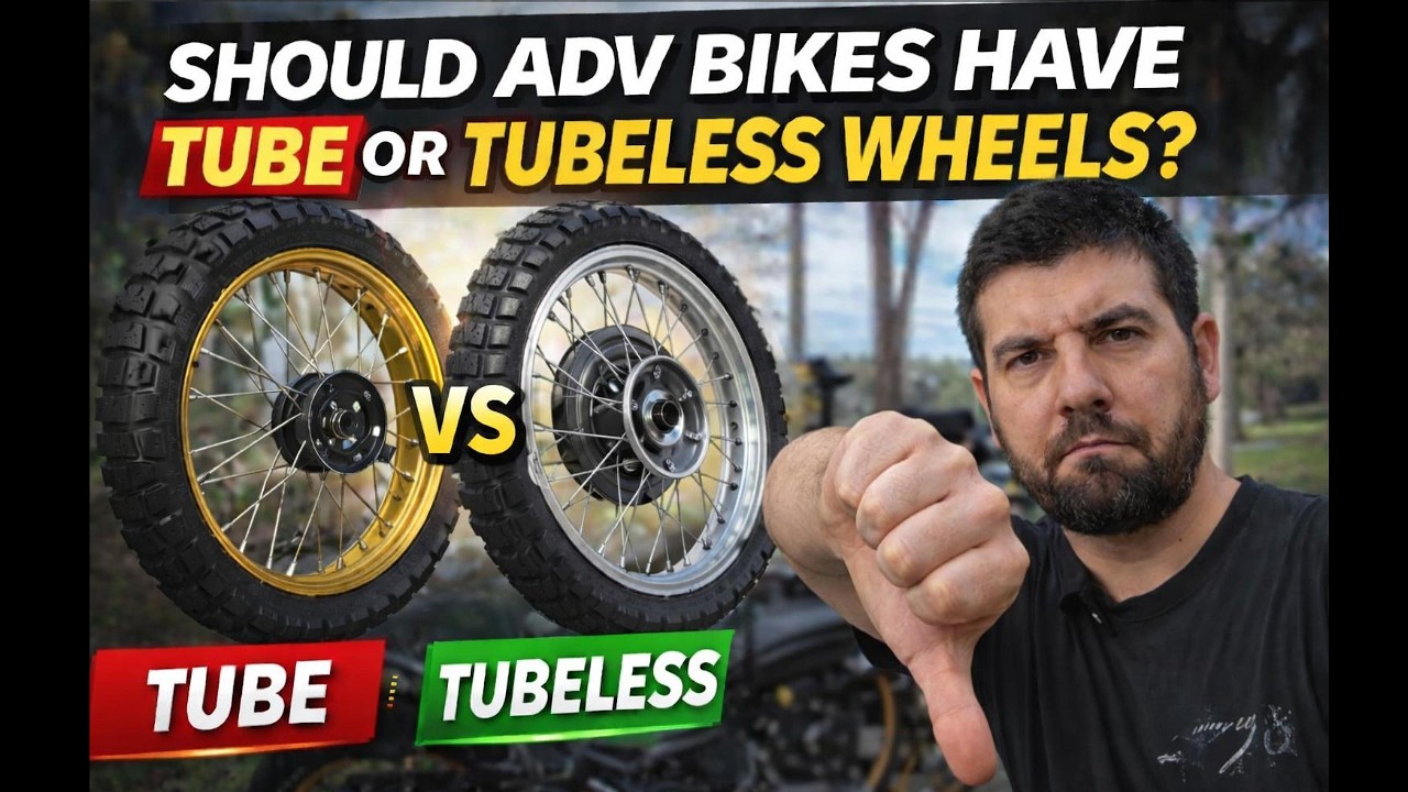 Tube vs Tubeless on ADV Bikes — The Truth No One Tells You