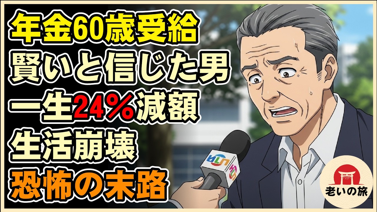 【漫画】「年金は60歳で貰うのが賢い」と信じた男の末路…一生続く24％減額が生んだ生活崩壊の恐怖【シニアライフ】【60代以上の方へ】