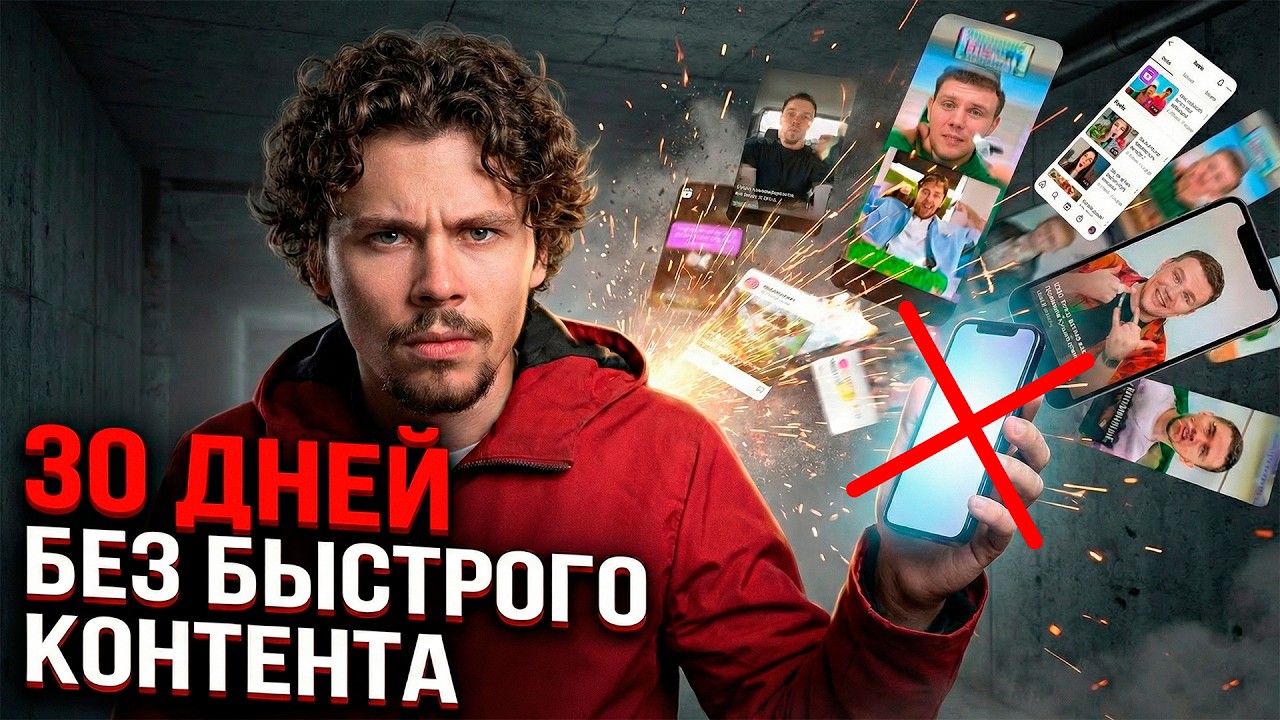 30 ДНЕЙ без быстрого контента ! (Я Вернул Свою Жизнь! Что Произошло на самом деле?)