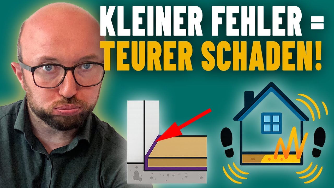 Randdämmstreifen richtig einbauen – So vermeidest du Schallbrücken