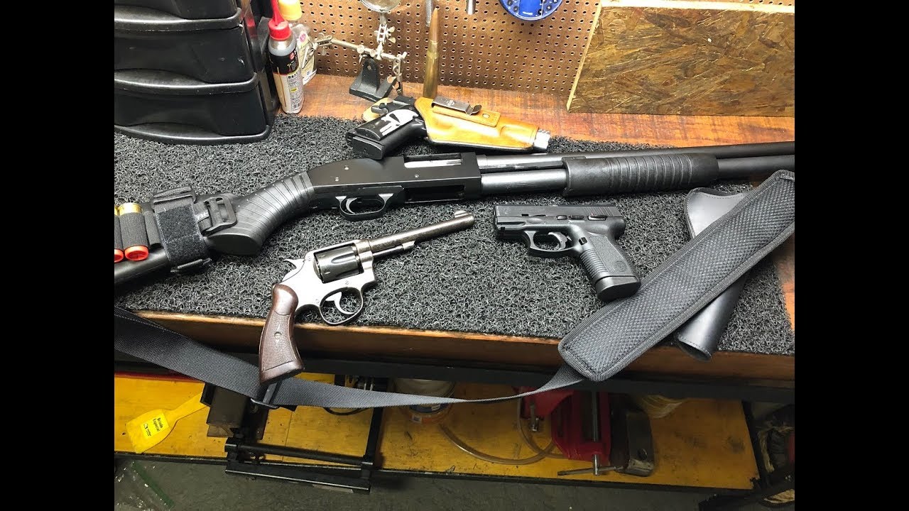 Quais as 4 armas para defesa pessoal e residencial?