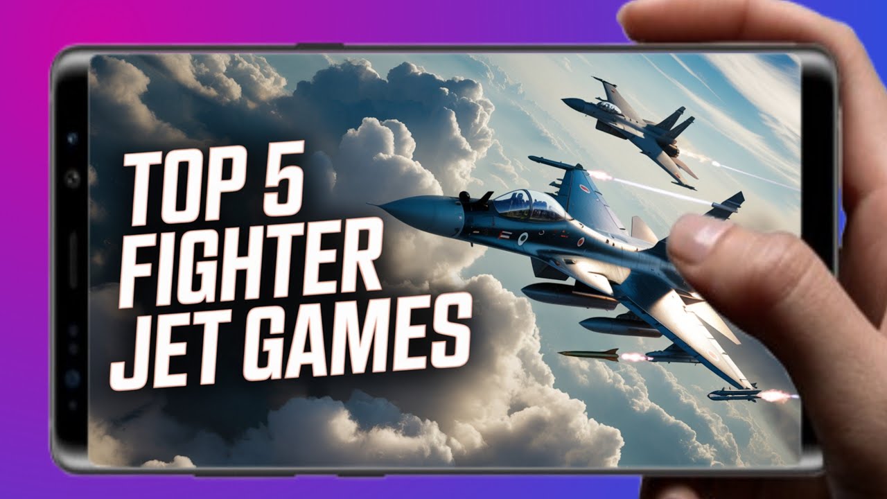 Top 5 Fighter Jet Plane Games For Android And Ios 2025 | 🇵🇰 🇮🇳 Very High Graphics Jet Plane Games.