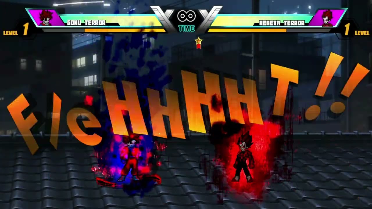 IT'S CRAZY !! GOKU TERROR VS VEGETA TERROR