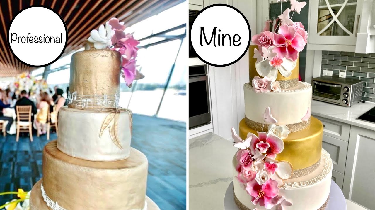 Disappointed with MY Professional Wedding Cake I ORDERED so I Remade It| Collab w/@Janie's Sweets