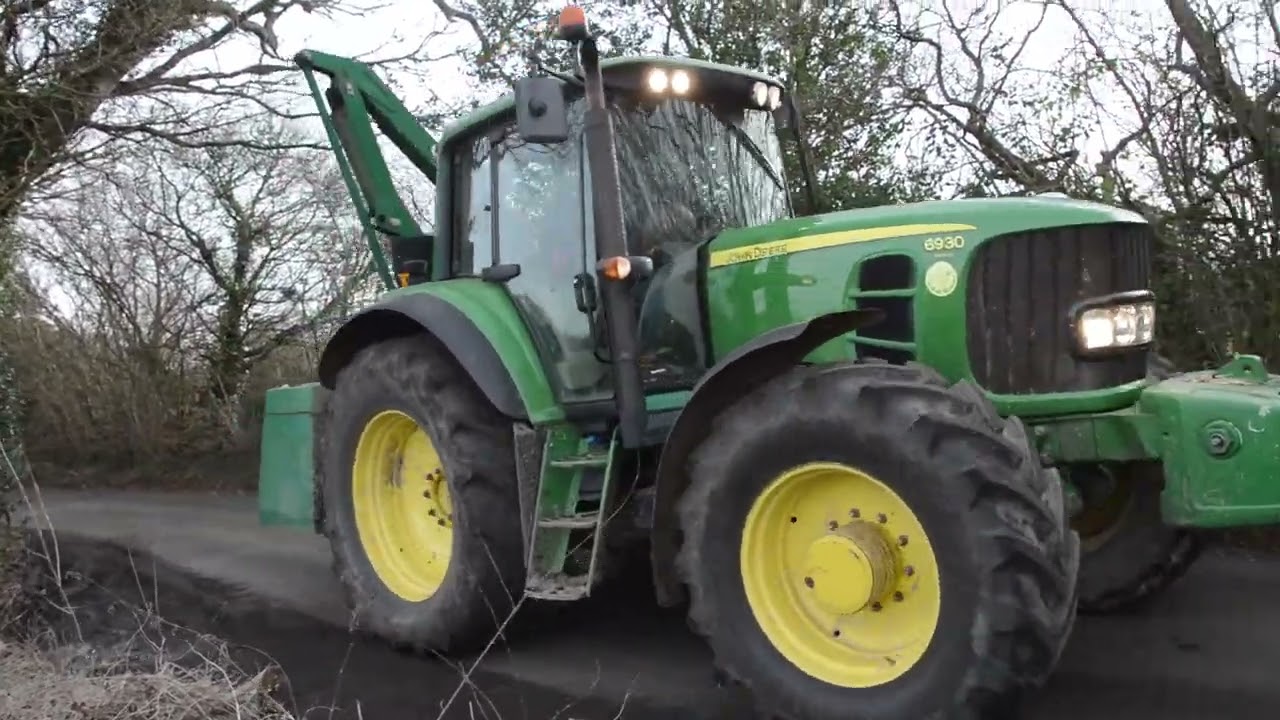 Hedge Cutting 2022 - John Deere 6930 & Spearhead Hedge Cutter