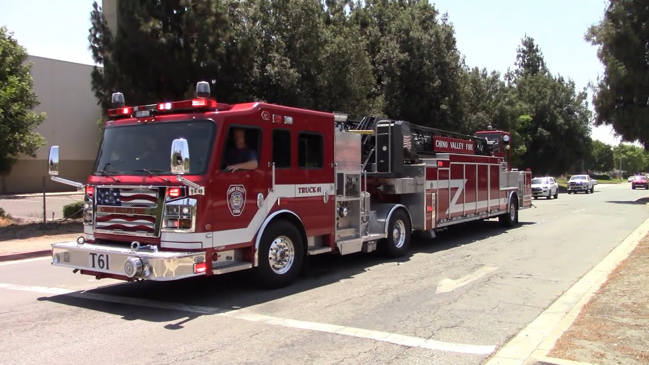 SBCo Chino Valley Responding To Traffic Collision On I-60 With Assistance From LACo Pomona.