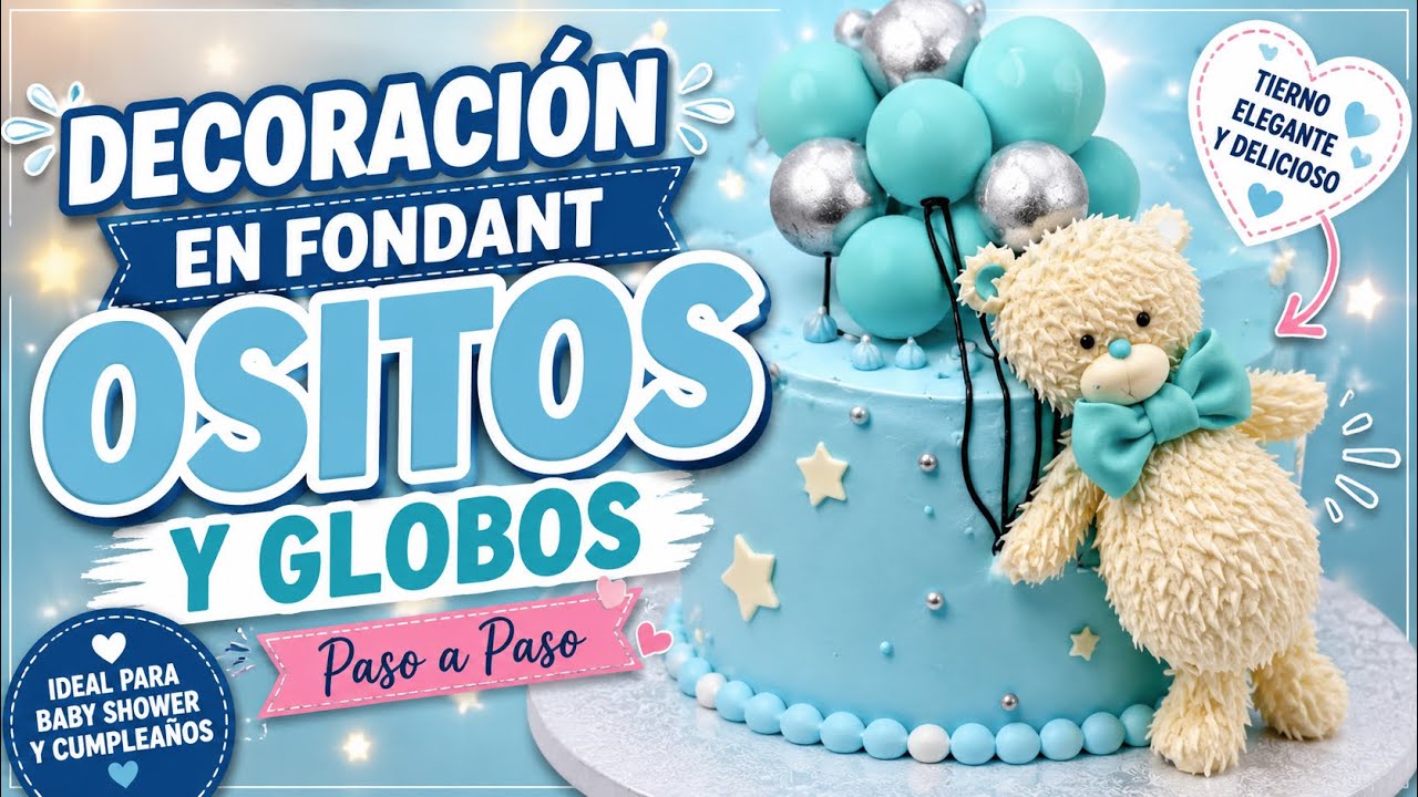 Decoración en Fondan Osos y Globos