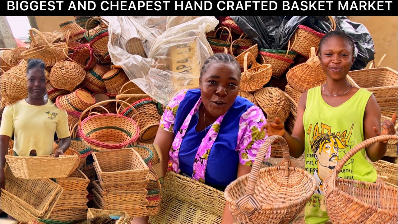 Market Vlog:Cheap Hand Crafted Basket Market||Basket for Christmas Hampers and Spa kit