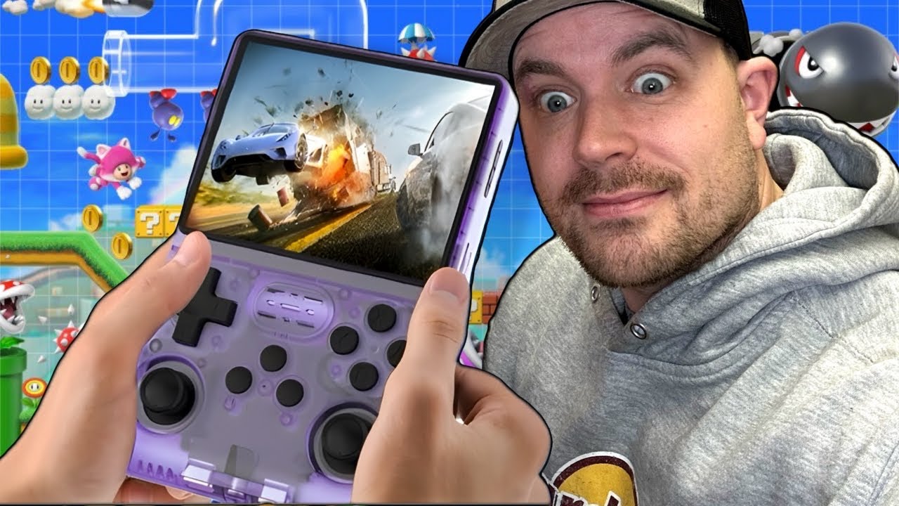 The R40S Pro Plug & Play Handheld Game Console Has Over 30K Games