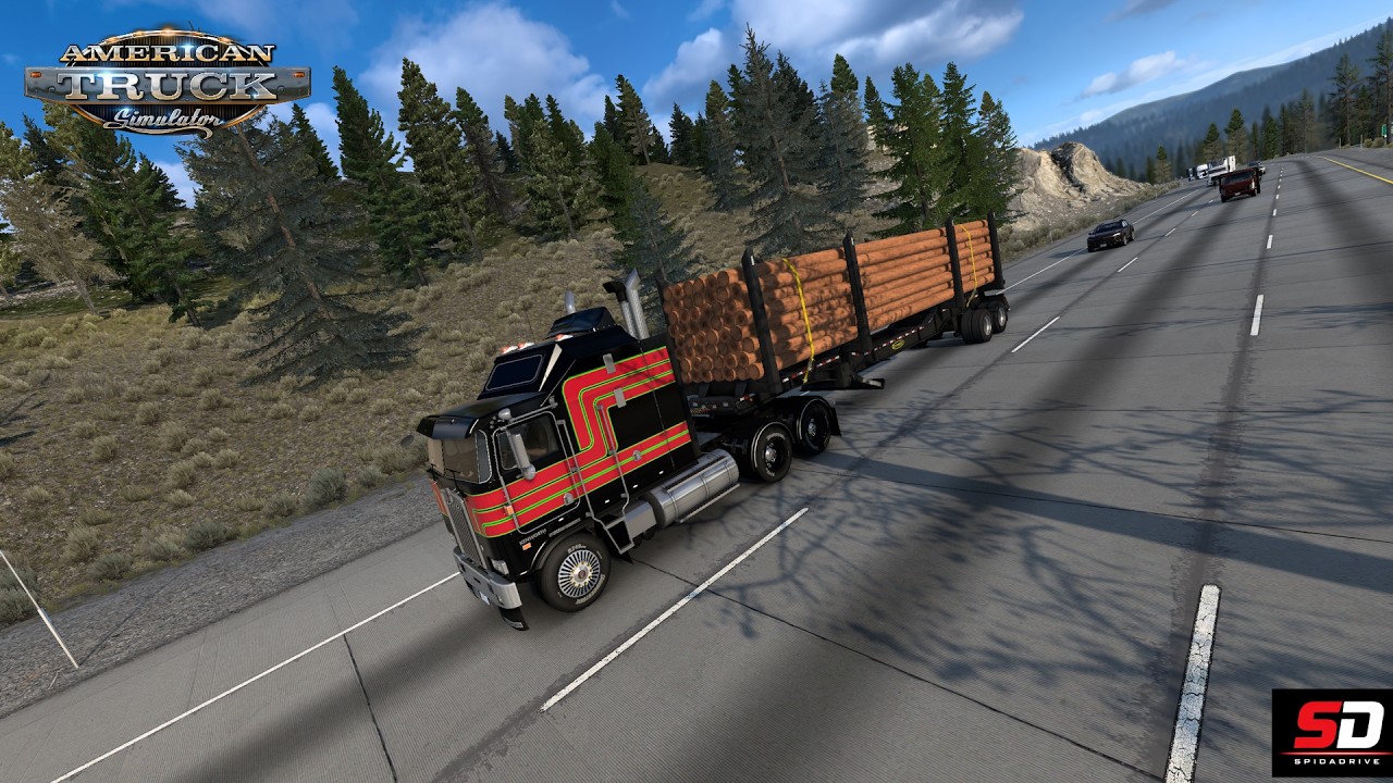 Mountain Road Challenge! Utility Poles 19t Delivery to Eureka | ATS