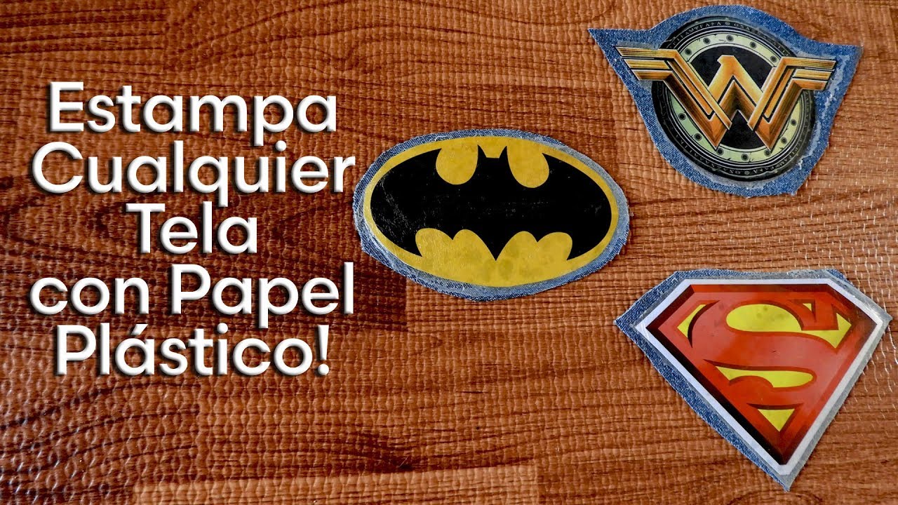 Como Estampar Cualquier Tela con Papel Plastico