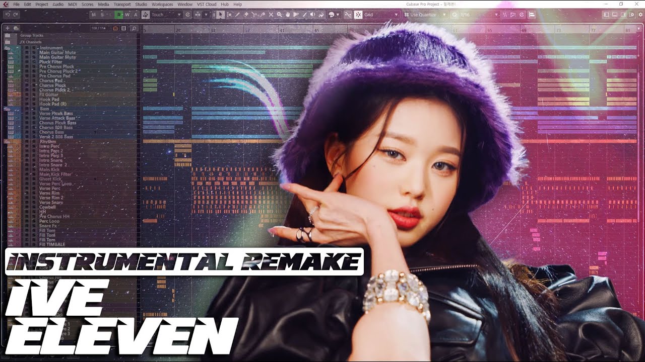 IVE(아이브) - ELEVEN Instrumentral Remake MIDI COPY / 아이브 일레븐 MR 미디 카피
