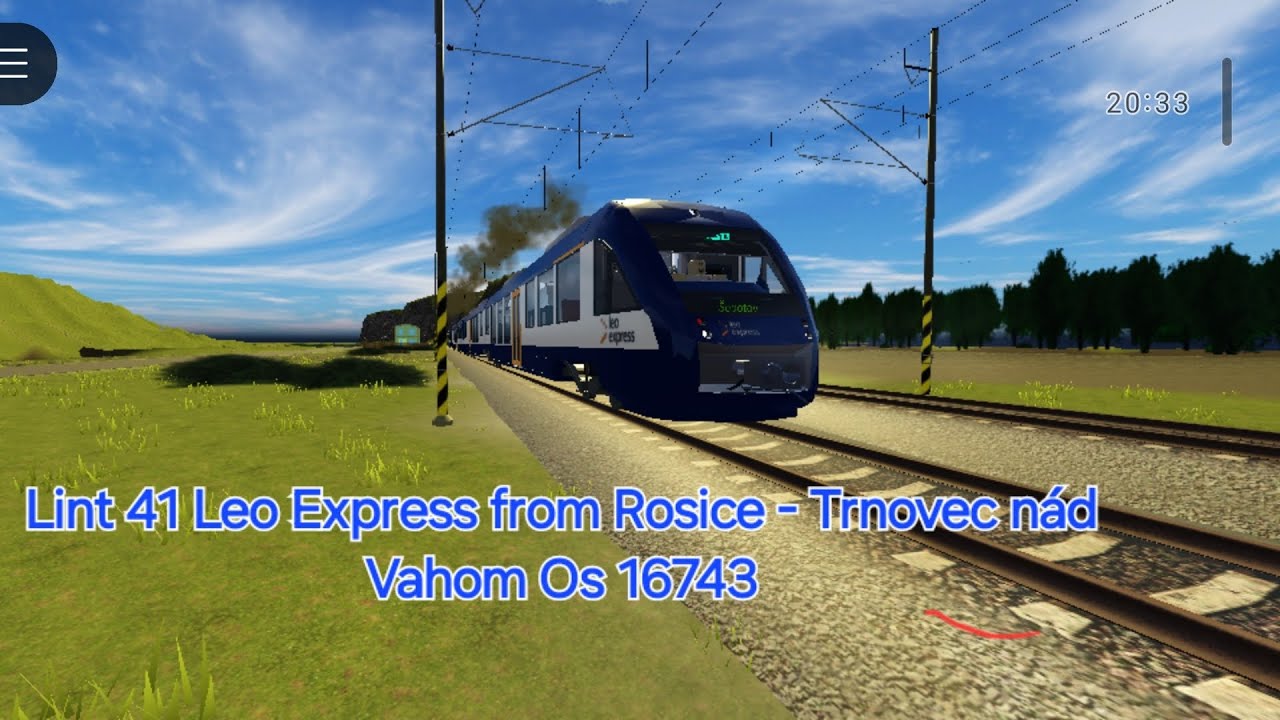 Train Sim: Lint 41/Alstom Coradia Lint from Rosice to Trnovec nád Vahom