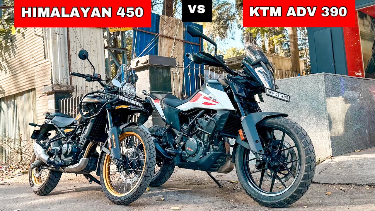 2024 Himalayan 450 vs KTM 390 Adventure - Ride Review Which one should you choose?