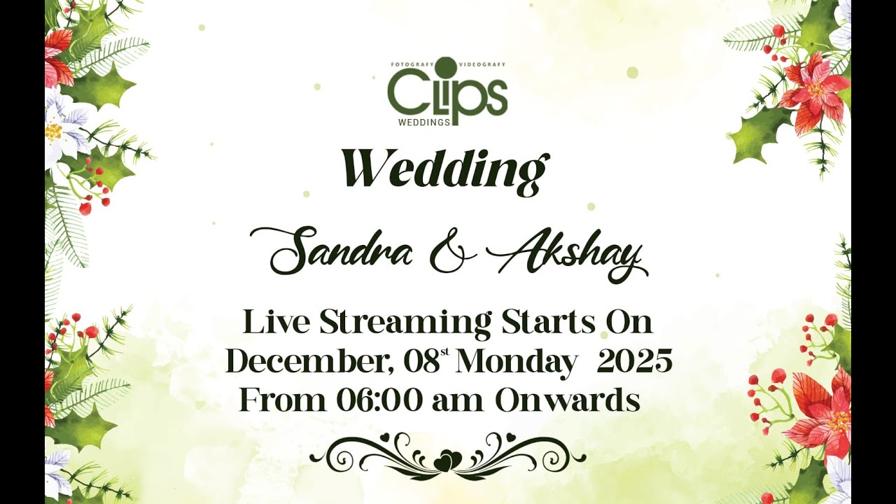 WEDDING : SANDRA & AKSHAY