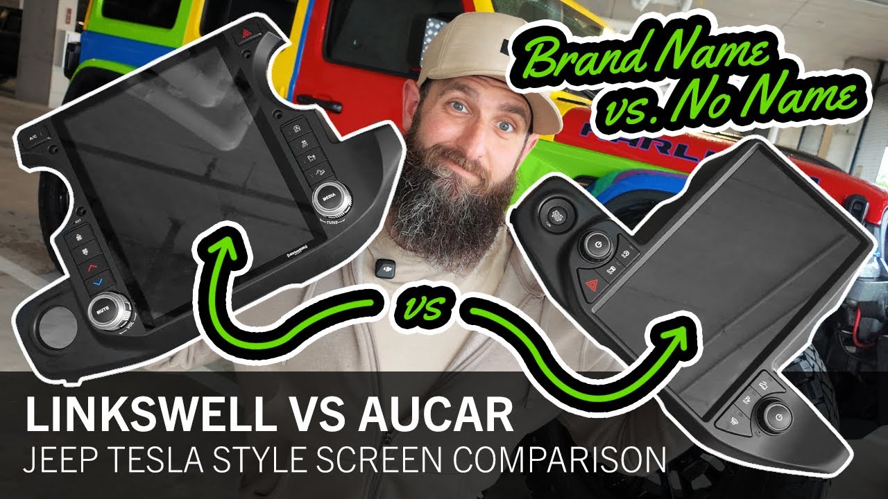 LinksWell Gen 5S vs Aucar Tesla-Style Screen | Jeep Wrangler JL & Gladiator JT Head Unit Showdown