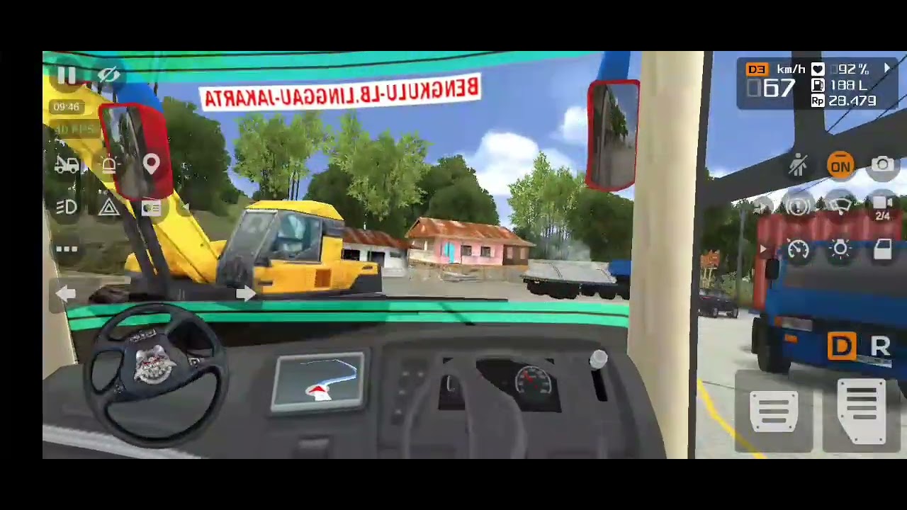 Ruta por carreteras secundarias y lluvia desde bukittinggi hasta padang/bus simulator indonesia/#26