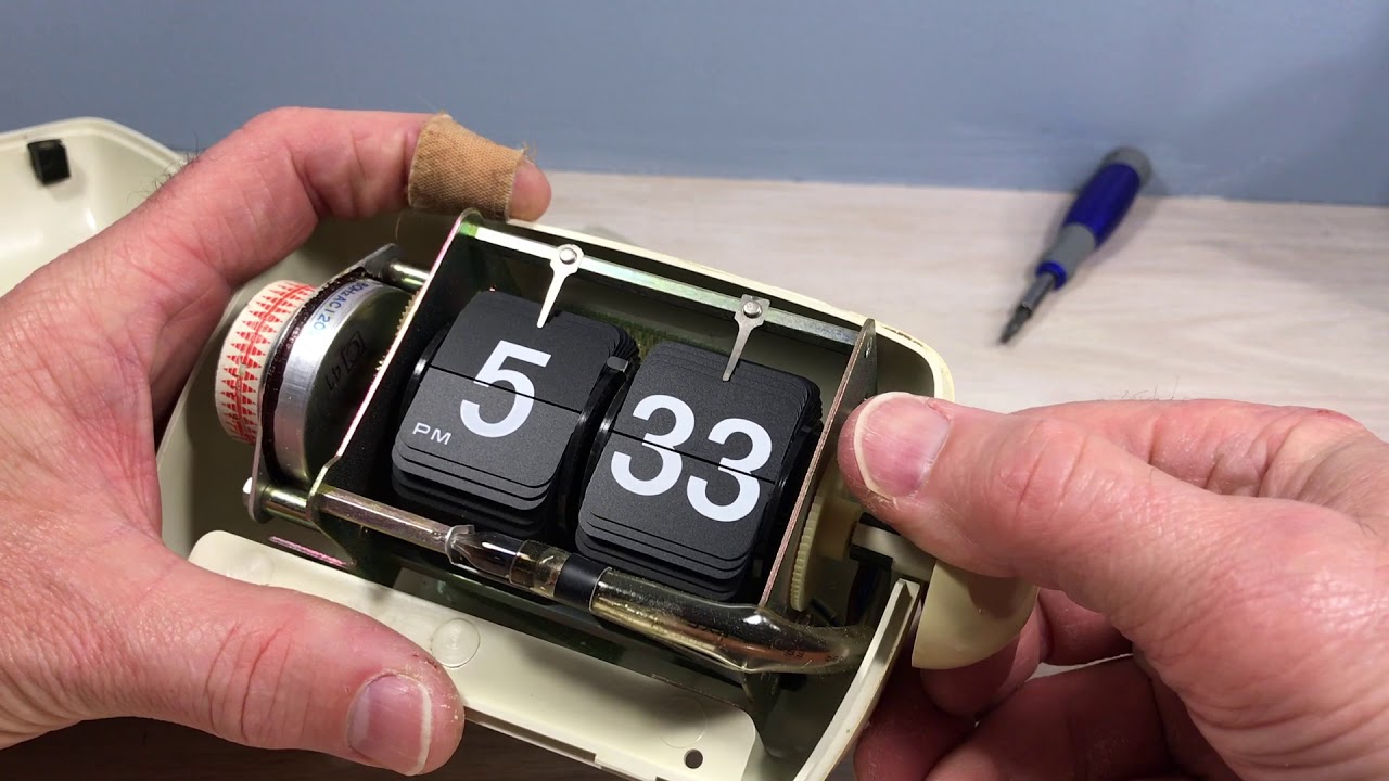Sunbeam Branded Copal Calson 101 Flip Clock Restored