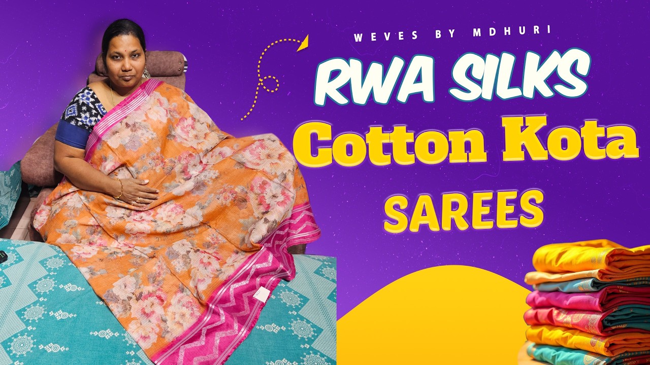 Beautiful Raw Silk & Cotton Kota Sarees | Latest Collection #weavesbymadhuri #sarees #new