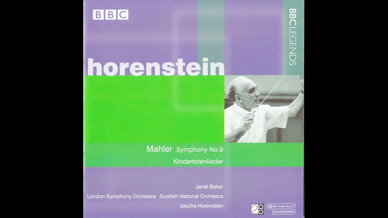 Jascha Horenstein Conducts Gustav Mahler - Symphony No. 9; Kindertotenlieder (1966-1967)