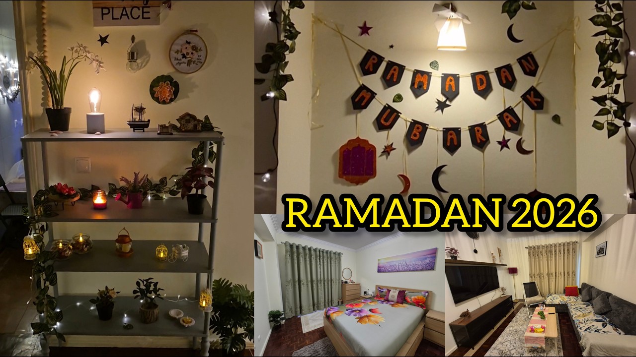BEST RAMADAN DECOR 2026 | Cozy Home Makeover & Ramazan Vibes🌙🌝
